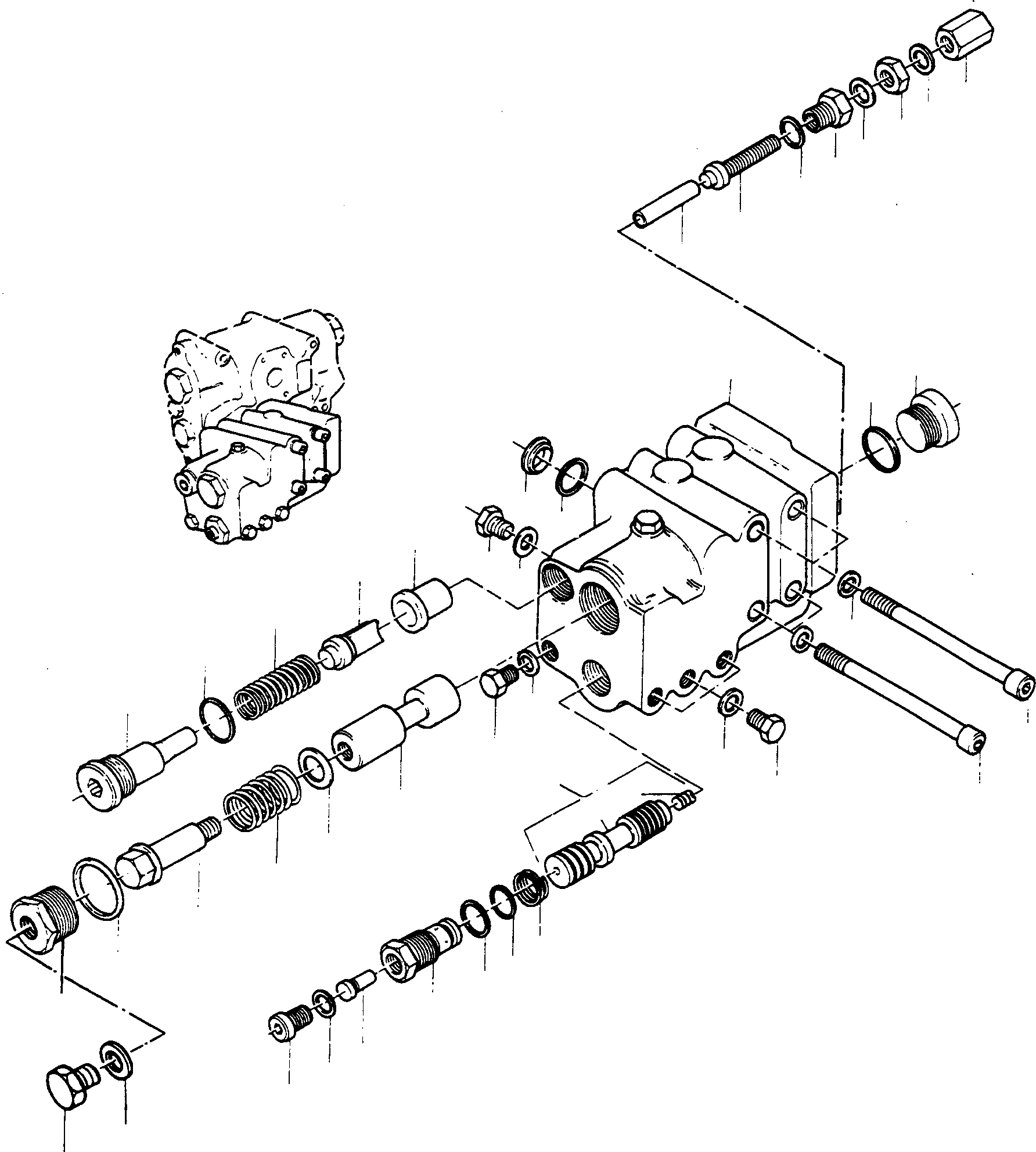 Схема запчастей Komatsu 77C - ДВОЙН. УПРАВЛЯЮЩ. КЛАПАН ГИДРАВЛИКА