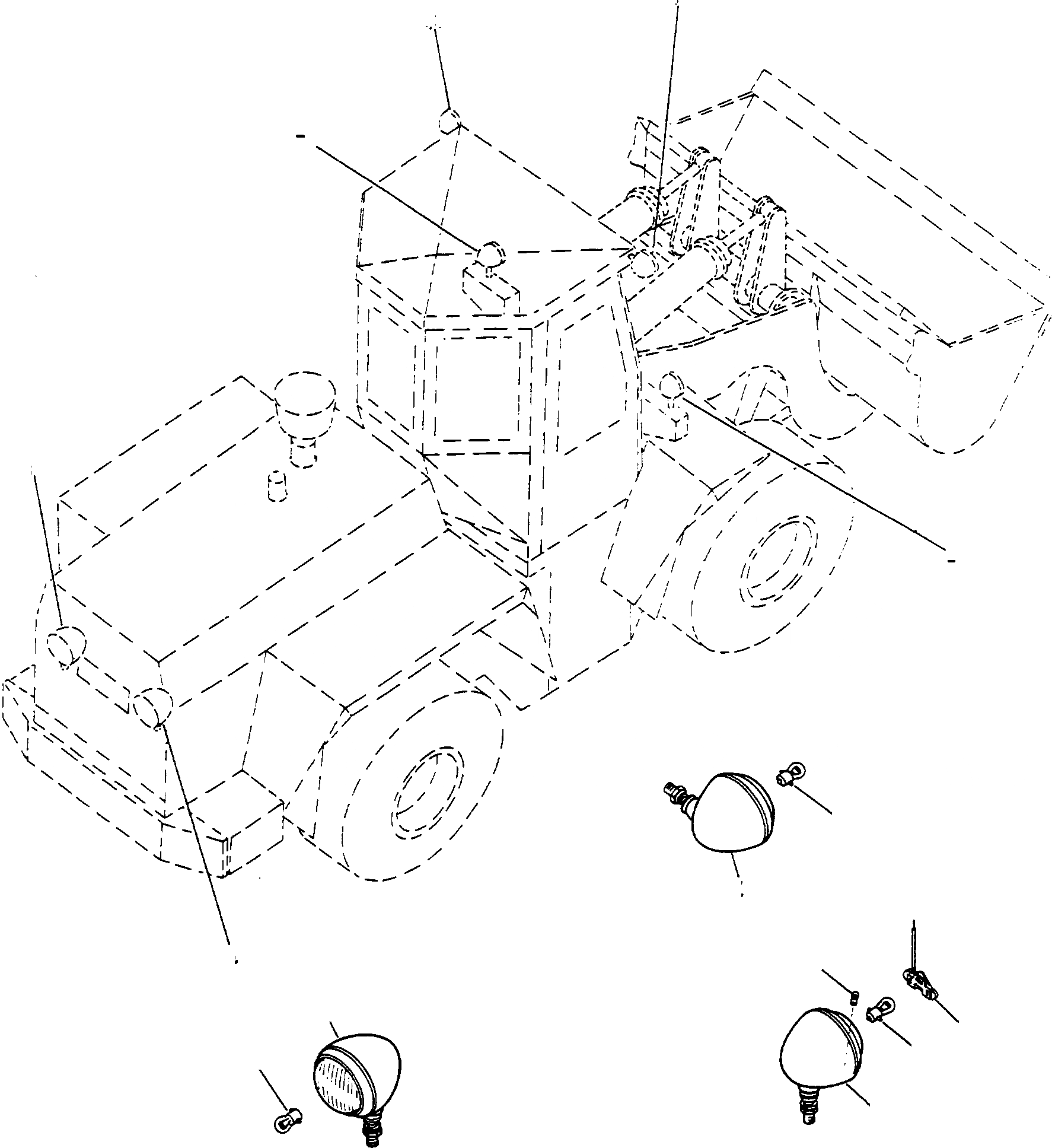 Схема запчастей Komatsu 77C - ЭЛЕКТРИЧ. СИСТЕМА, LIGHTING БЛОК, EXECUTION I ДВИГАТЕЛЬ, АКСЕССУАРЫ И ЭЛЕКТРИЧ. СИСТЕМА