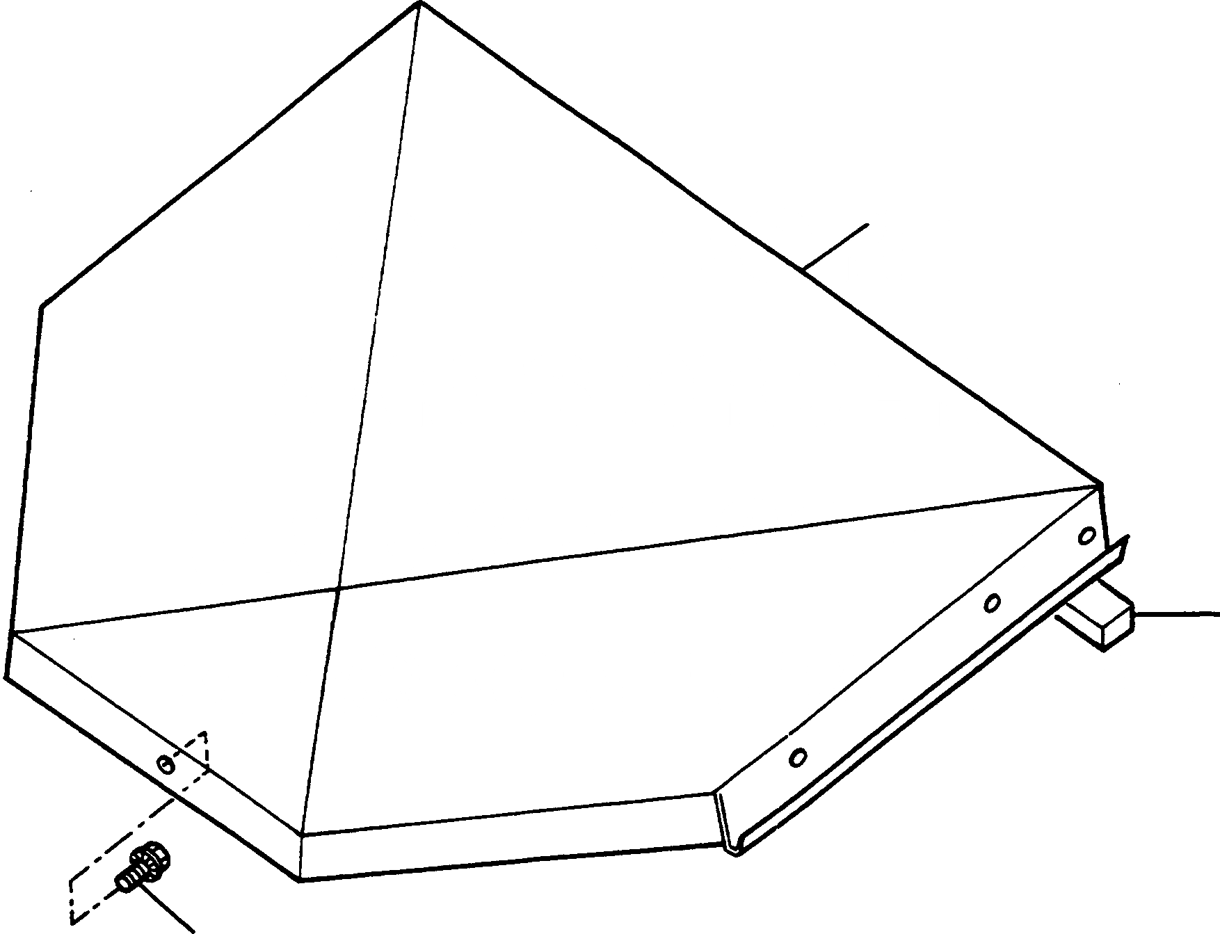 Схема запчастей Komatsu 77C - БЕЗОПАСН. КАБИНА, КРЫША ШАССИ И SUPERSTRUCTURE