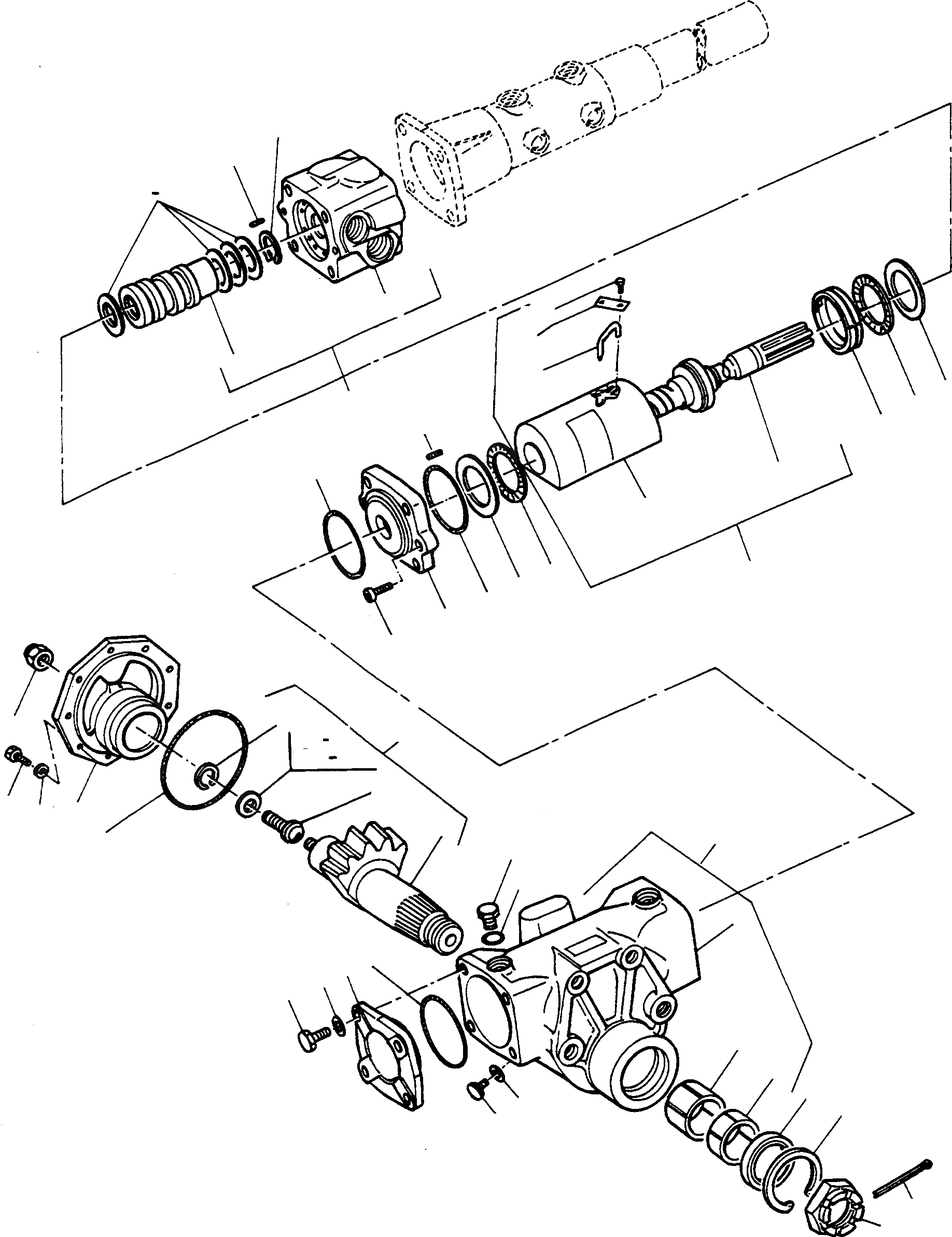 Схема запчастей Komatsu 77C - РУЛЕВ. УПРАВЛЕНИЕ БЛОК СИСТЕМАУПРАВЛЕНИЯ ПОВОРОТОМ, ПЕРЕДНИЙ МОСТ, ТОРМОЗ. СИСТЕМА