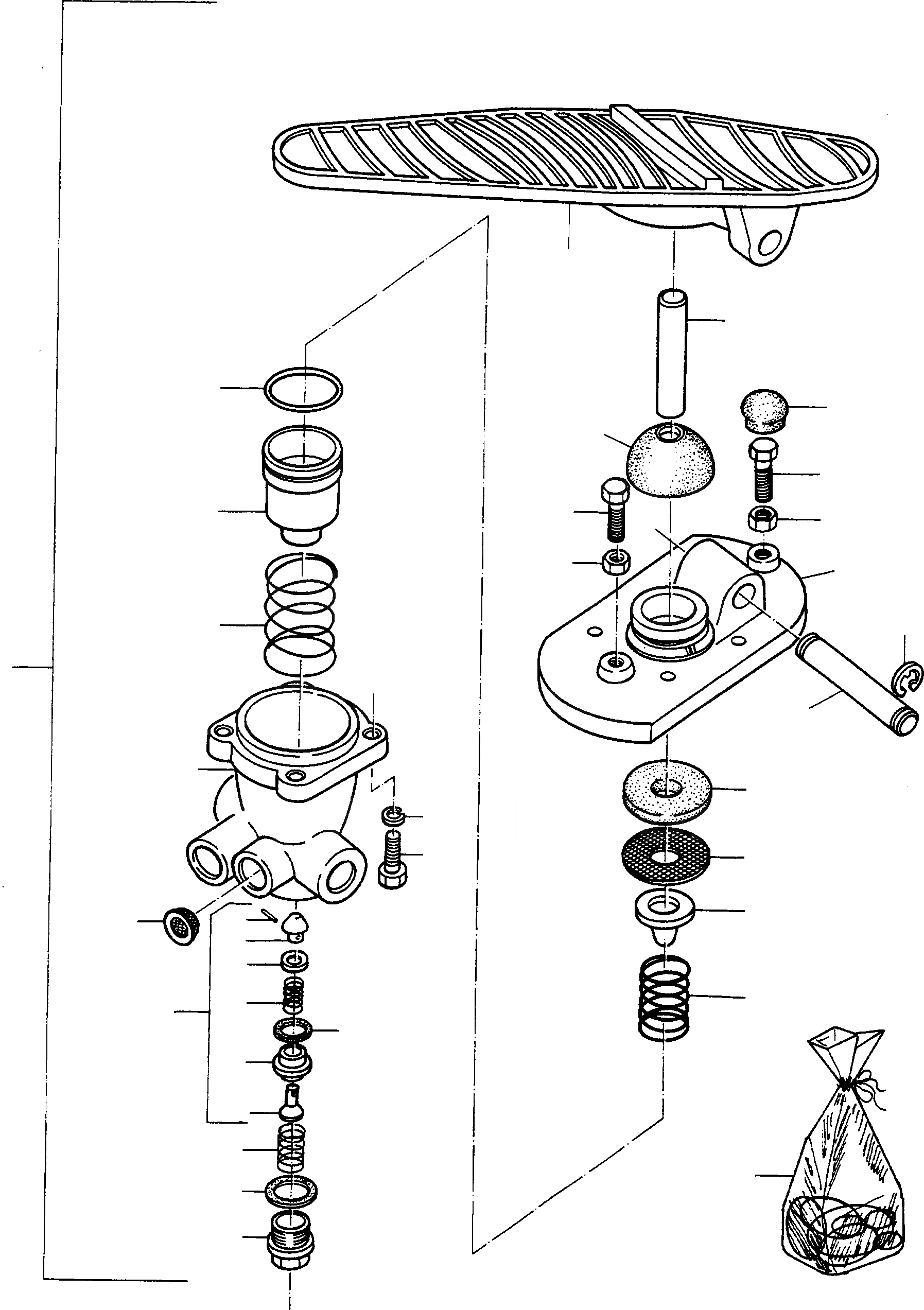 Схема запчастей Komatsu 77C - ТОРМОЗНОЙ КЛАПАН, DISC ТОРМОЗ. СИСТЕМАУПРАВЛЕНИЯ ПОВОРОТОМ, ПЕРЕДНИЙ МОСТ, ТОРМОЗ. СИСТЕМА
