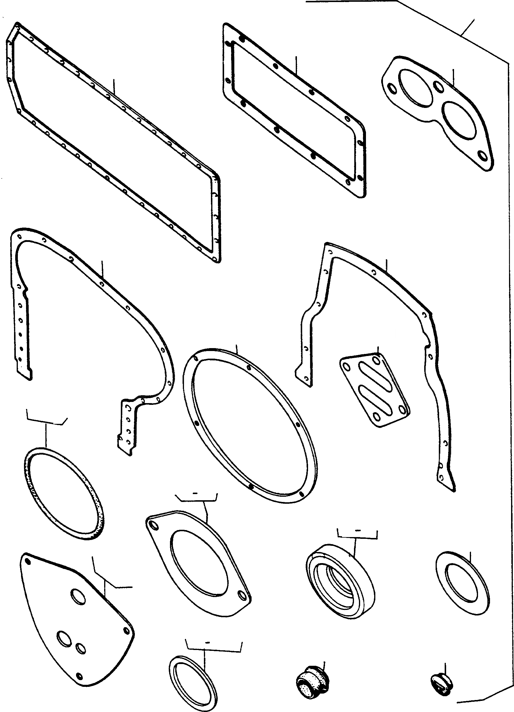 Схема запчастей Komatsu 77C - КОМПЛЕКТ ПРОКЛАДОК, ЦИЛИНДР BLOC, HANOMAG- ДВИГАТЕЛЬ ДВИГАТЕЛЬ, АКСЕССУАРЫ И ЭЛЕКТРИЧ. СИСТЕМА