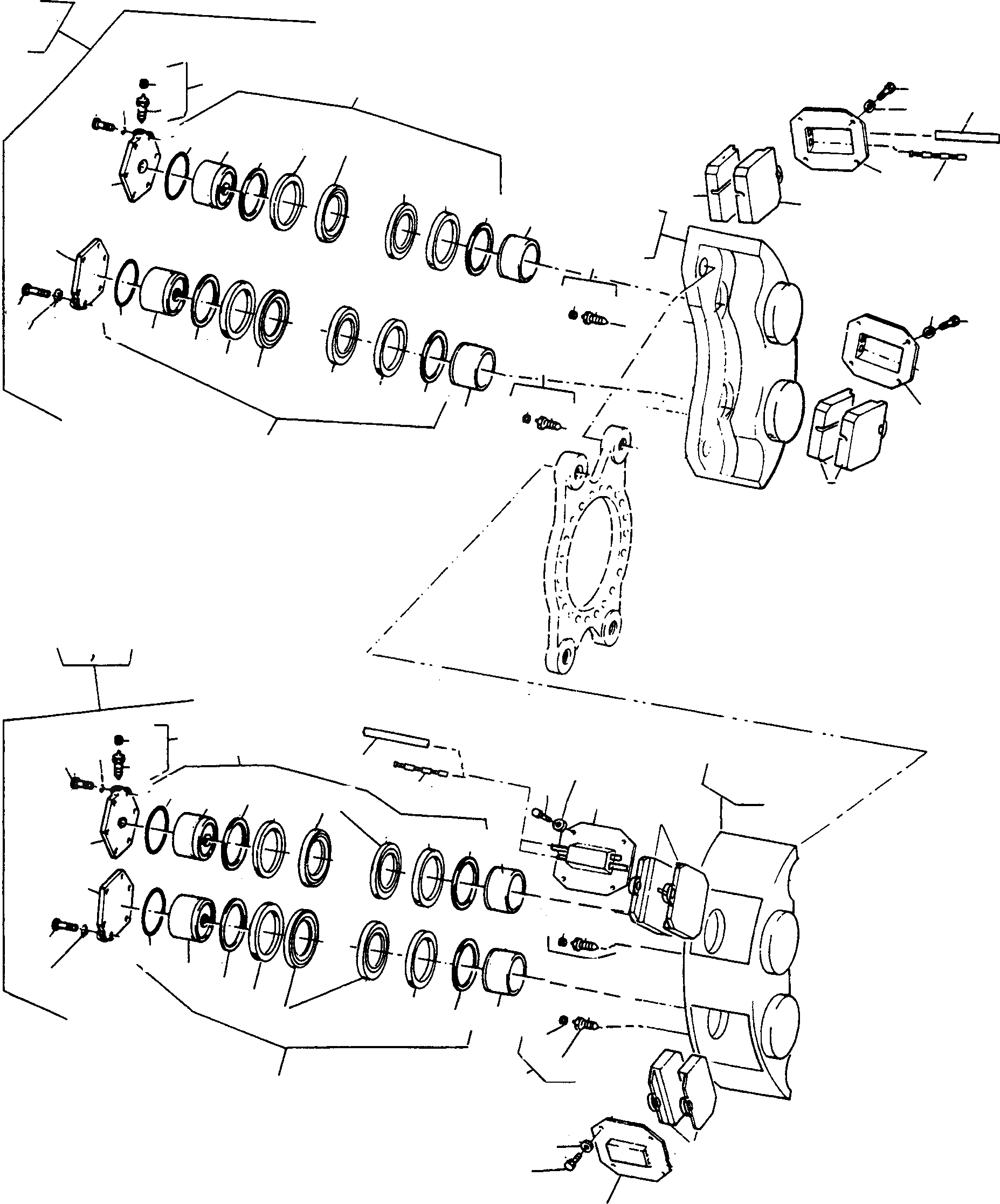 Схема запчастей Komatsu 77C - ПЕРЕДНИЙ МОСТ, ТОРМОЗ., DISC ТОРМОЗ. СИСТЕМАУПРАВЛЕНИЯ ПОВОРОТОМ, ПЕРЕДНИЙ МОСТ, ТОРМОЗ. СИСТЕМА