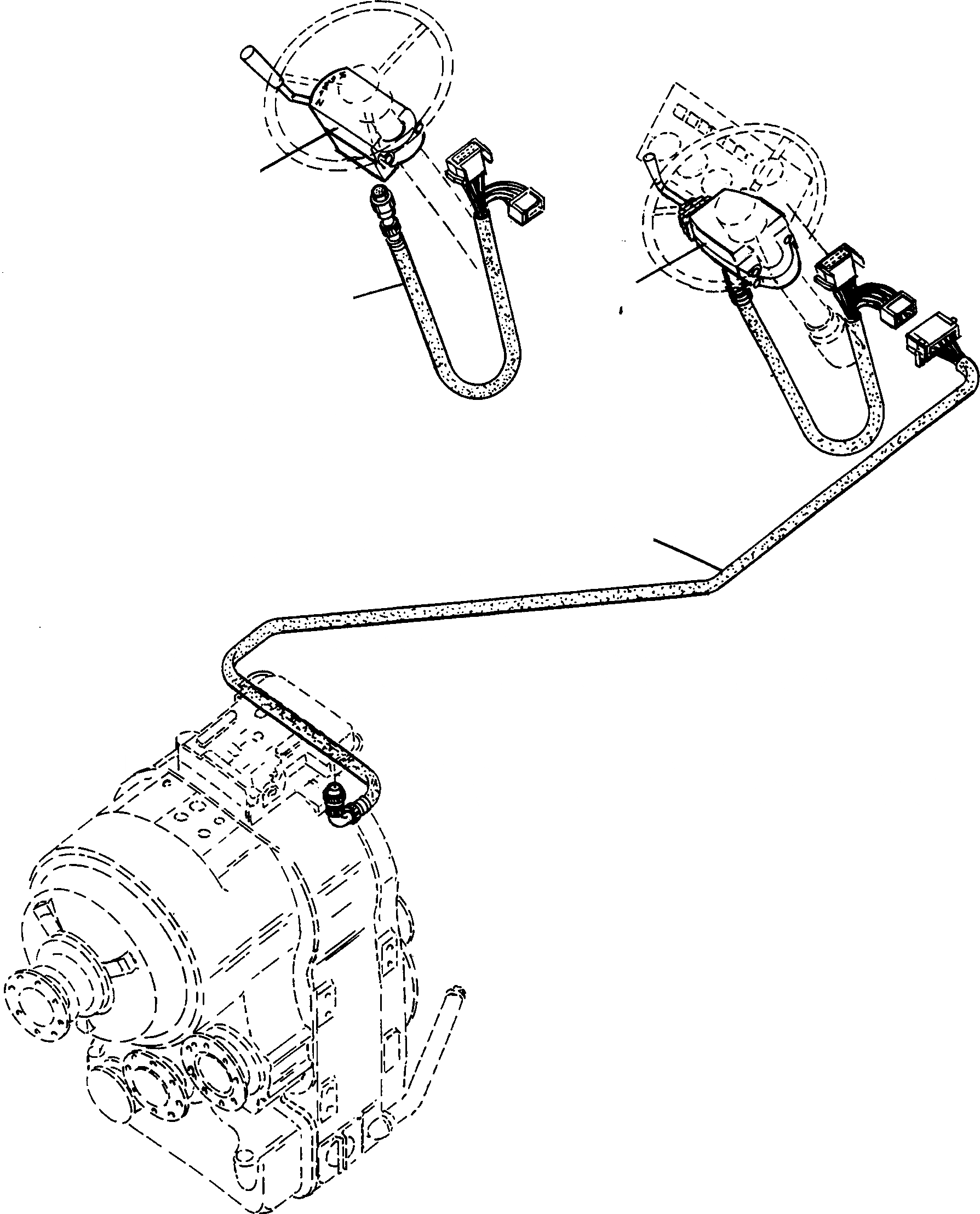 Схема запчастей Komatsu 77C - ПРИВОД КОРПУС УПРАВЛ-Е ТРАНСМИССИЯ И ЗАДН. МОСТ