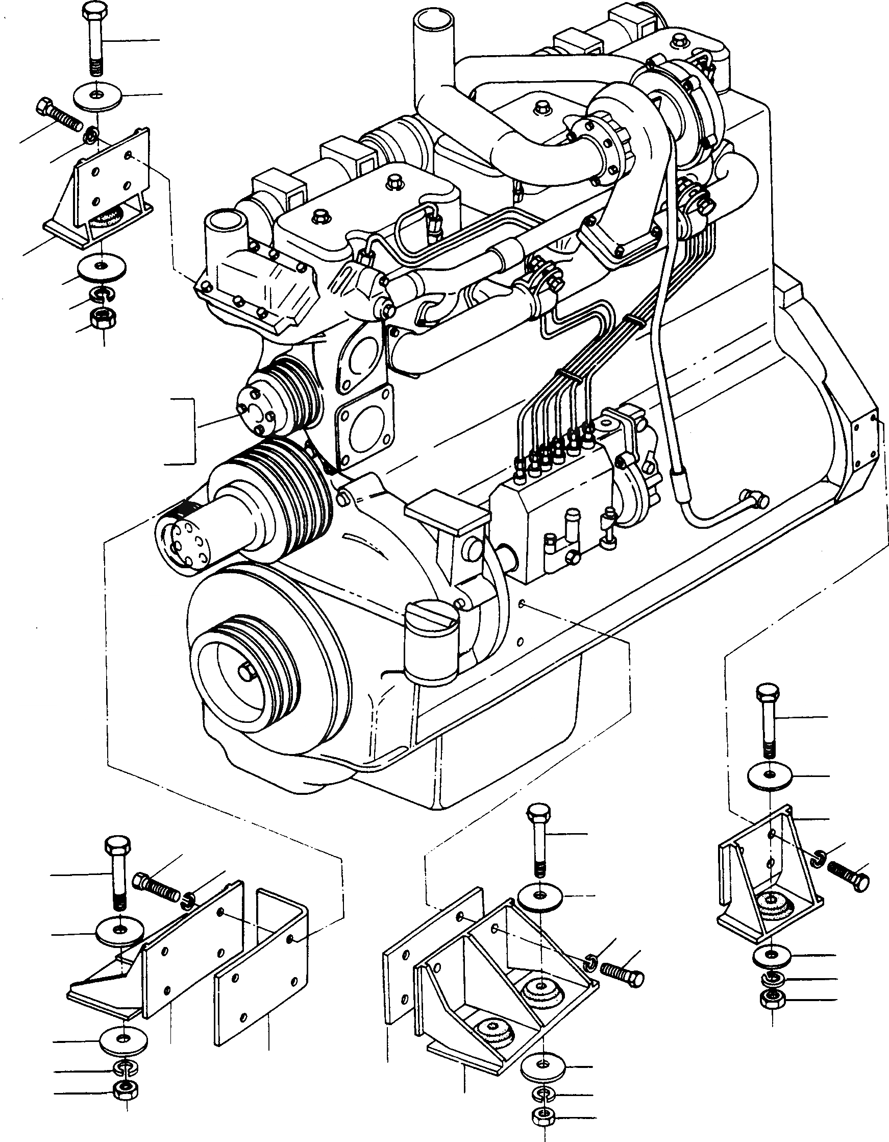Схема запчастей Komatsu 77C - ДВИГАТЕЛЬ, КРЕПЛЕНИЕ ДВИГАТЕЛЯ, HANOMAG- ДВИГАТЕЛЬ ДВИГАТЕЛЬ, АКСЕССУАРЫ И ЭЛЕКТРИЧ. СИСТЕМА