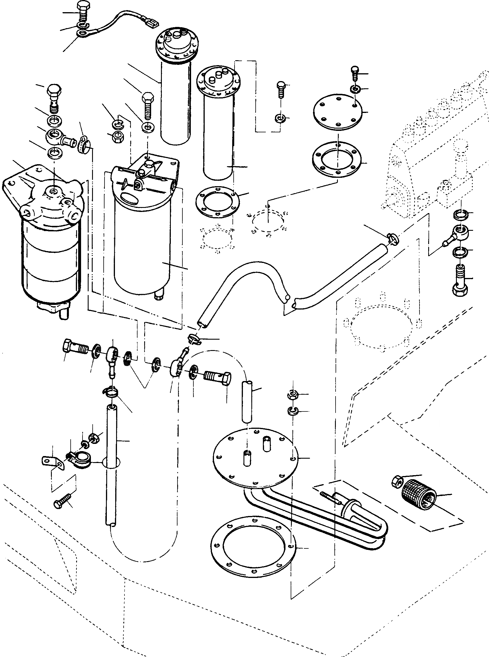 Схема запчастей Komatsu 77C - ТОПЛИВН. СИСТЕМА, PRE ФИЛЬТР., HANOMAG- ДВИГАТЕЛЬ ДВИГАТЕЛЬ, АКСЕССУАРЫ И ЭЛЕКТРИЧ. СИСТЕМА