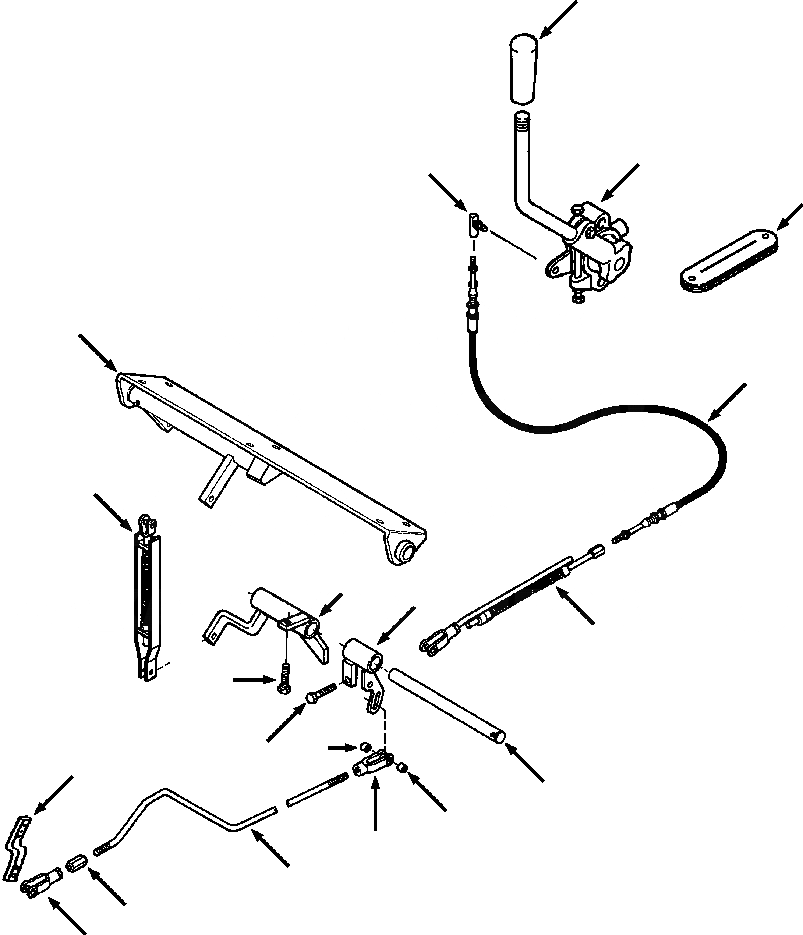 Схема запчастей Komatsu D32E-1A - FIG. B-A УПРАВЛ-Е ДВИГАТЕЛЕМS КОМПОНЕНТЫ ДВИГАТЕЛЯ