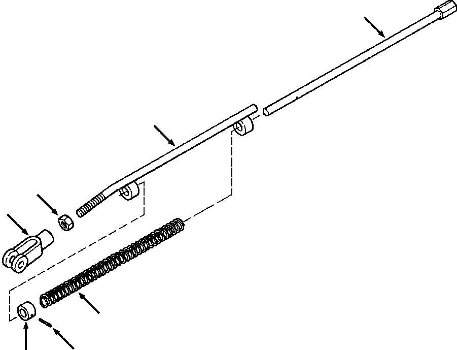 Схема запчастей Komatsu D32E-1A - FIG. B-A OVER ХОД THROTTLE КОМПОНЕНТЫ ДВИГАТЕЛЯ