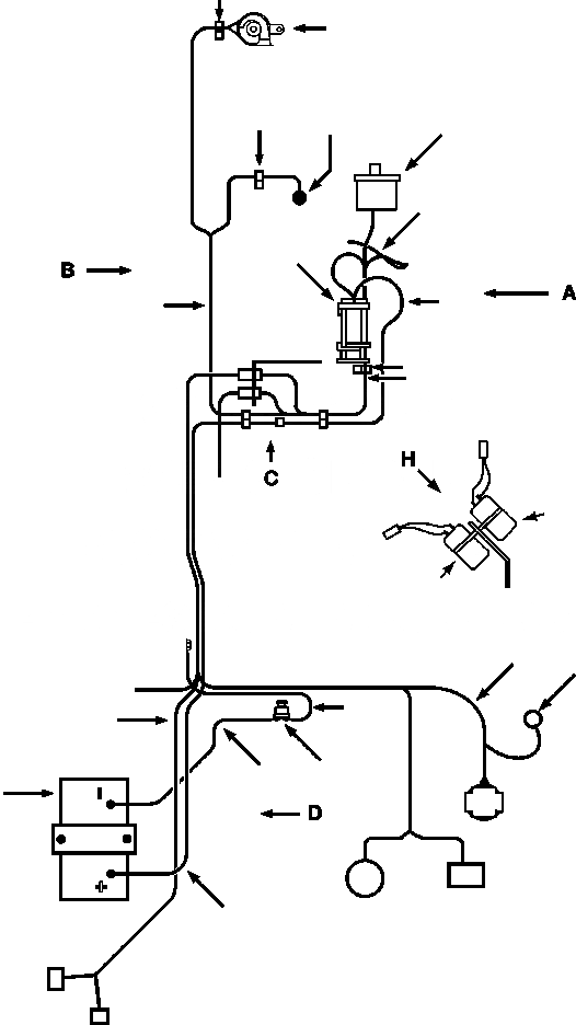 Схема запчастей Komatsu D32E-1A - FIG. E-A ЭЛЕКТР. ЭЛЕКТРОПРОВОДКА - КАБИНА ROPS ЭЛЕКТРИКА
