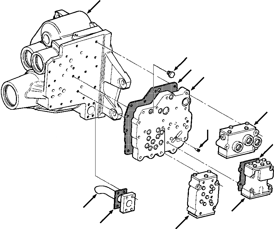 Схема запчастей Komatsu D32E-1A - FIG. F-A ТРАНСМИССИЯ - ТРАНСМИССИЯ С КЛАПАНОМS СИЛОВАЯ ПЕРЕДАЧА И КОНЕЧНАЯ ПЕРЕДАЧА