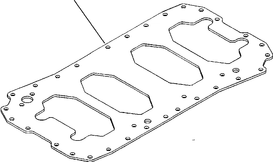 Схема запчастей Komatsu D32E-1 - ШУМОИЗОЛ. ПАНЕЛЬ POWER - DE-