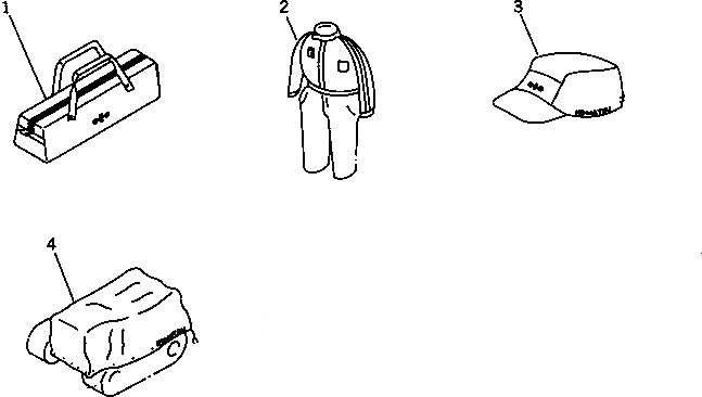 Схема запчастей Komatsu D37P-5A - АКСЕССУАРЫ (КРОМЕ ЯПОН.) АКСЕССУАРЫ