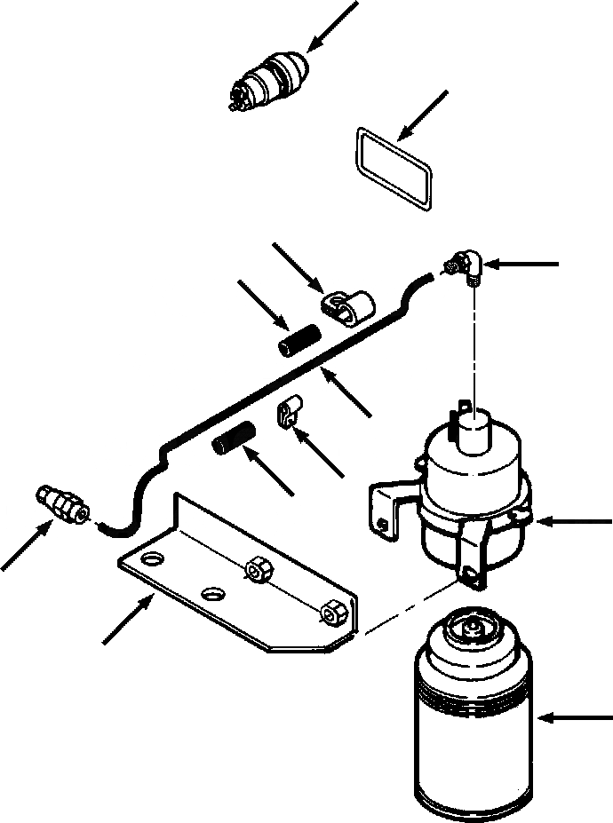 Схема запчастей Komatsu D38E-1 - ETHER START POWER