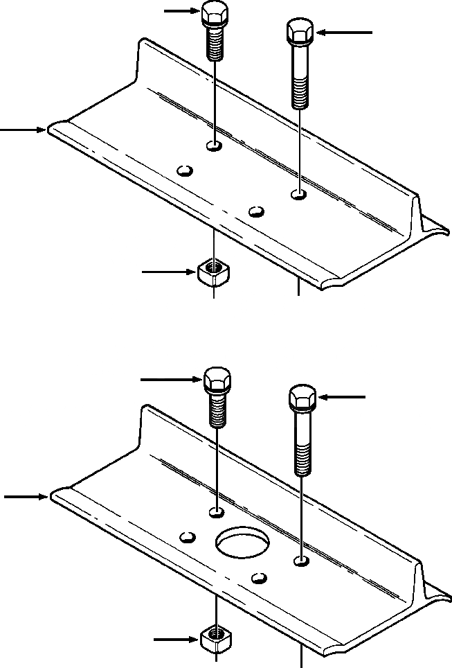 Схема запчастей Komatsu D38E-1 - IN ГУСЕНИЦЫS D8E- КОЛЕСА И TRACTION