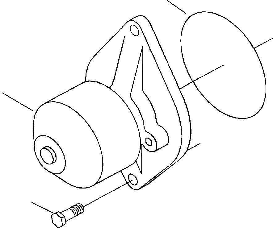 Схема запчастей Komatsu D38E-1A - FIG. A-AA ВОДЯНАЯ ПОМПА ДВИГАТЕЛЬ