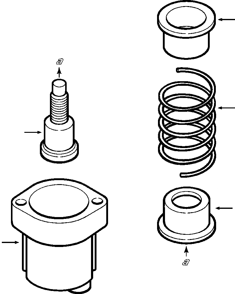 Схема запчастей Komatsu D38E-1A - FIG. H-8A СЕКЦ. ПОЗИЦИОНЕР ГИДРАВЛИКА