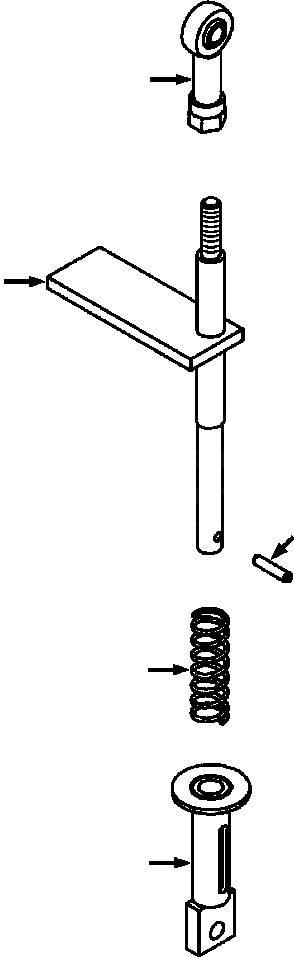 Схема запчастей Komatsu D38E-1A - FIG. K-A БЕЗОПАСН. РЫЧАГ - ACTUATION ROD КАБИНА ОПЕРАТОРА И СИСТЕМА УПРАВЛЕНИЯ