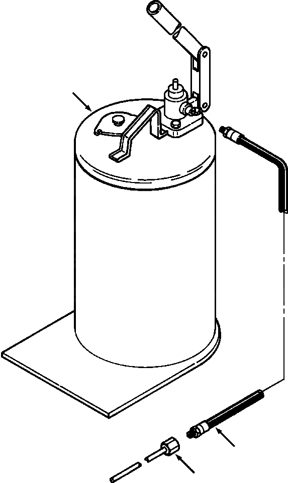 Схема запчастей Komatsu D38E-1A - FIG. V-A БАК ТИП СМАЗКА АКСЕССУАРЫ