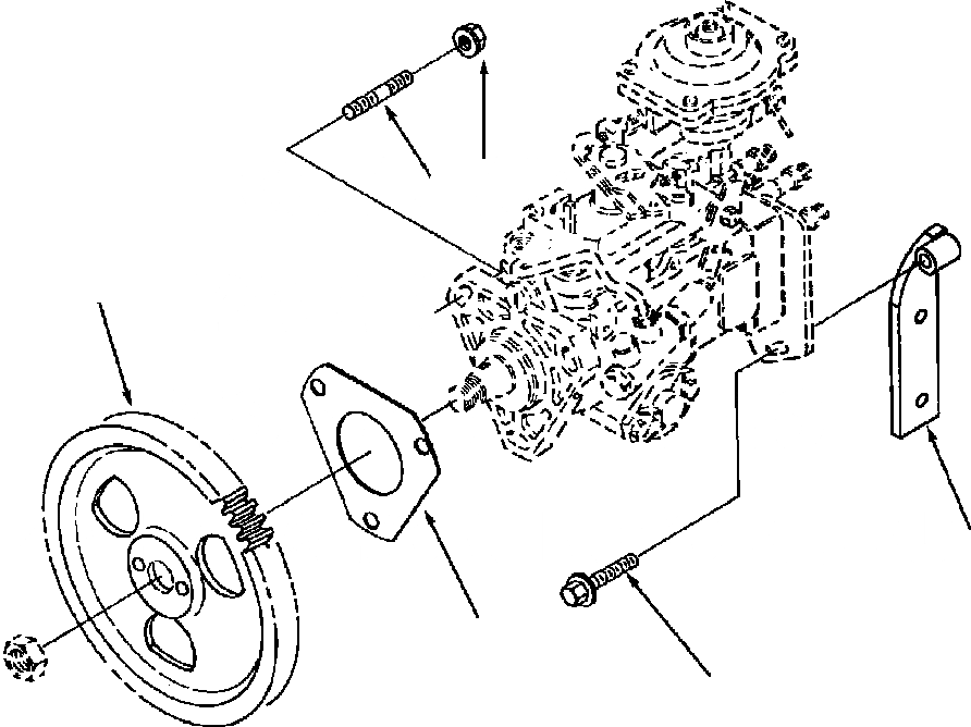 Схема запчастей Komatsu D39E-1 - ТОПЛИВН. НАСОС СОЕДИНЕНИЕ POWER