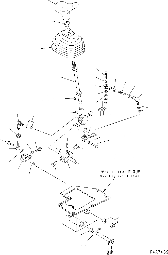 Схема запчастей Komatsu D41E-6 - ОСНОВН. КОНСТРУКЦИЯ (ОТВАЛ УПРАВЛ-Е) (/) (ДЛЯ ПОВОРОТН. ОТВАЛА С ИЗМ. УГЛОМ  DOZER) КАБИНА ОПЕРАТОРА И СИСТЕМА УПРАВЛЕНИЯ