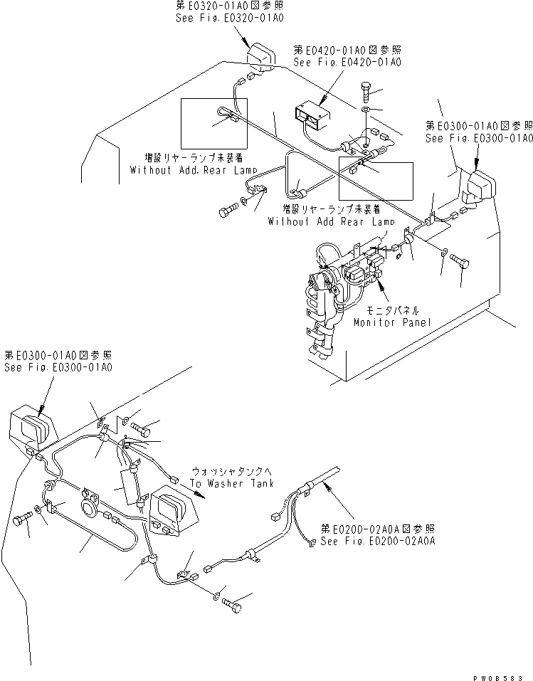 Схема запчастей Komatsu D41E-6 - VEHICLE ЭЛЕКТРОПРОВОДКА ЭЛЕКТРИКА
