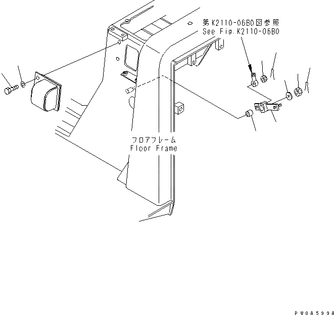 Схема запчастей Komatsu D41E-6 - ОСНОВН. КОНСТРУКЦИЯ (ТРАНСМИССИЯ БЛОКИР. ВАЛ) КАБИНА ОПЕРАТОРА И СИСТЕМА УПРАВЛЕНИЯ