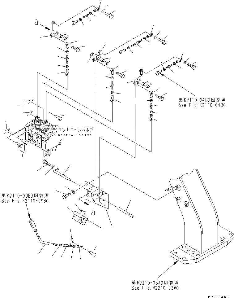Схема запчастей Komatsu D41E-6 - ОТВАЛ СИСТЕМА УПРАВЛЕНИЯ КАБИНА ОПЕРАТОРА И СИСТЕМА УПРАВЛЕНИЯ