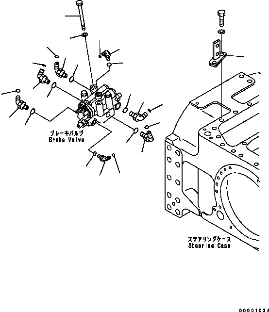 Схема запчастей Komatsu D41E-6 - СИЛОВАЯ ЛИНИЯ (РУЛЕВ. УПРАВЛЕНИЕ КОРПУС И ТОРМОЗНОЙ КЛАПАН ТРУБЫ) СИЛОВАЯ ПЕРЕДАЧА И КОНЕЧНАЯ ПЕРЕДАЧА