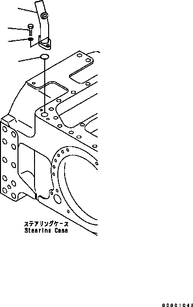 Схема запчастей Komatsu D41E-6 - СИЛОВАЯ ГИДРОЛИНИЯ (КОРПУС) СИЛОВАЯ ПЕРЕДАЧА И КОНЕЧНАЯ ПЕРЕДАЧА