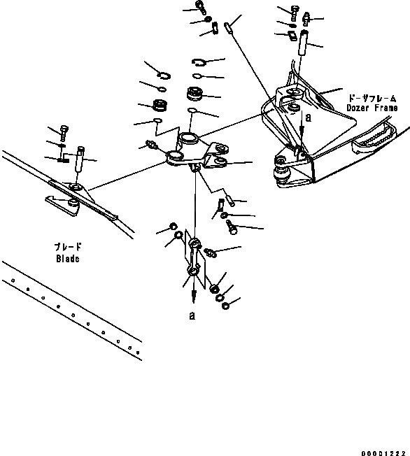 Схема запчастей Komatsu D41E-6 - СОЕДИНИТЕЛЬН. ЗВЕНО РАБОЧЕЕ ОБОРУДОВАНИЕ