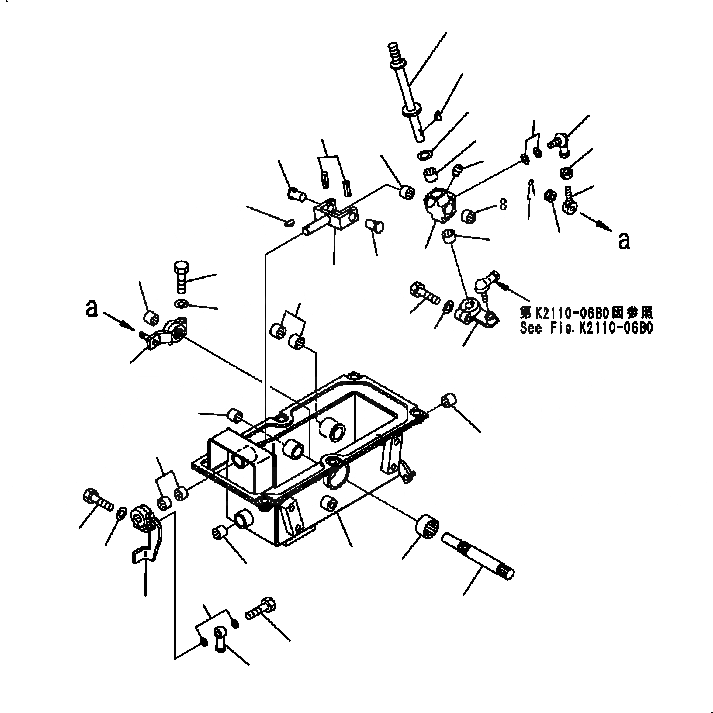 Схема запчастей Komatsu D41E6T - ОСНОВН. КОНСТРУКЦИЯ (SPEED УПРАВЛ-Е) (/) OPERATORґS ОБСТАНОВКА И СИСТЕМА УПРАВЛЕНИЯ