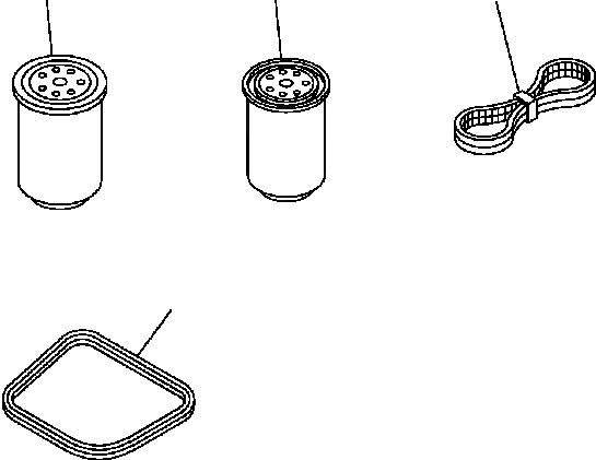 Схема запчастей Komatsu D41E6T - SPARE ЧАСТИ (ДВИГАТЕЛЬ) АКСЕССУАРЫ