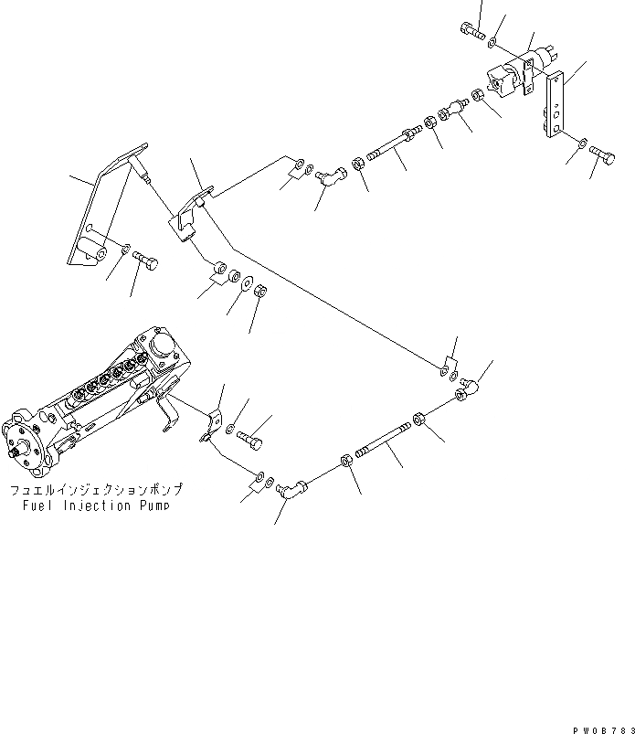 Схема запчастей Komatsu D41P-6 - СОЛЕНОИД КОМПОНЕНТЫ ДВИГАТЕЛЯ