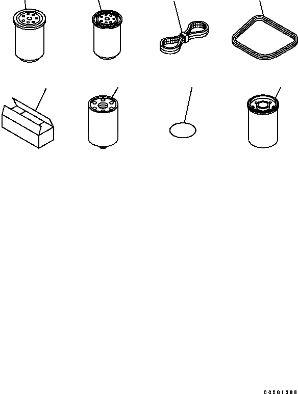 Схема запчастей Komatsu D41P-6 - ЗАП. ЧАСТИ (ДВИГАТЕЛЬ И MACHINE) АКСЕССУАРЫ И ИНСТРУМЕНТ