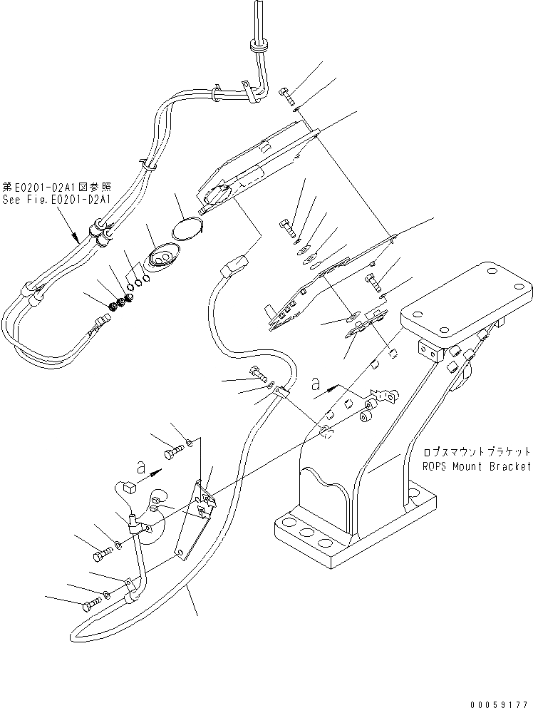 Схема запчастей Komatsu D61EX-15E0-BW - KOMTRAX ЭЛЕКТРОПРОВОДКА (КОНТРОЛЛЕР) (ДЛЯ БЕЗ КАБИНЫ) ЭЛЕКТРИКА