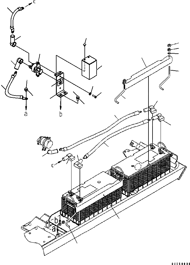 Схема запчастей Komatsu D61EX-15E0-BW - АККУМУЛЯТОР ЭЛЕКТРОПРОВОДКА (С АККУМУЛЯТОР DISCONNECT ПЕРЕКЛЮЧАТЕЛЬ) (№B9-) ЭЛЕКТРИКА