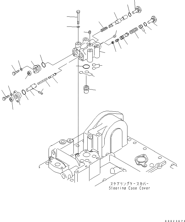 Схема запчастей Komatsu D61EX-15E0-BW - H.S.S.(КЛАПАН) СИЛОВАЯ ПЕРЕДАЧА И КОНЕЧНАЯ ПЕРЕДАЧА