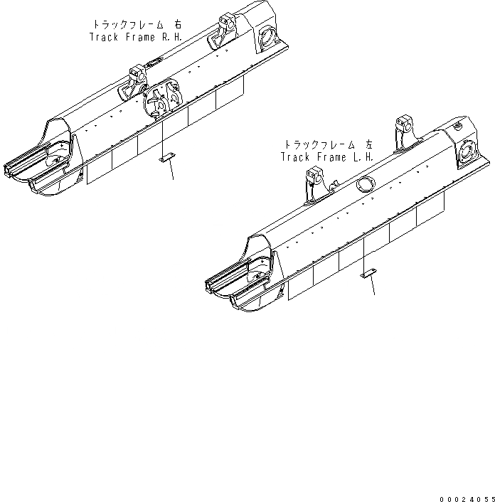 Схема запчастей Komatsu D61EX-15E0-BW - ОПОРНЫЙ КАТОК (ПЛАСТИНА) ХОДОВАЯ