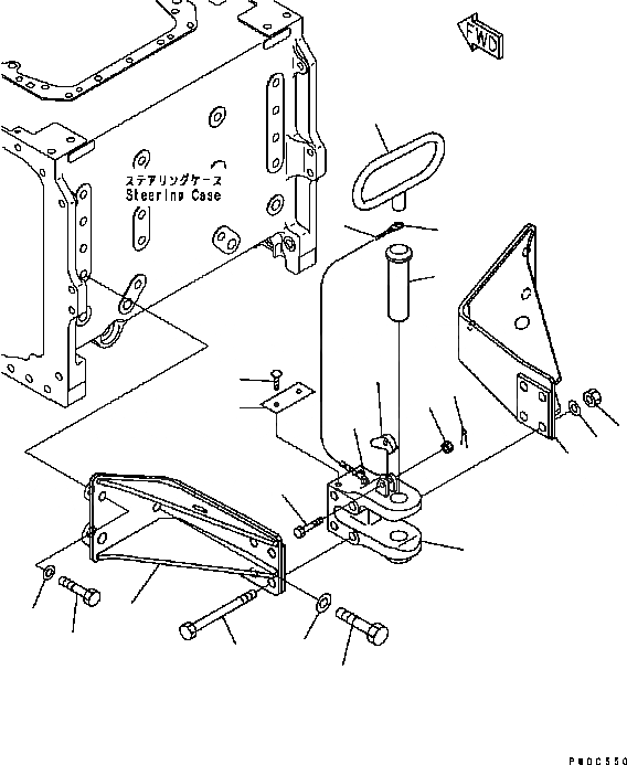 Схема запчастей Komatsu D61EX-15 - СЦЕПНОЕ УСТРОЙСТВО (ЕС БЕСШУМН. СПЕЦИФ-Я) T [РАБОЧЕЕ ОБОРУДОВАНИЕ]