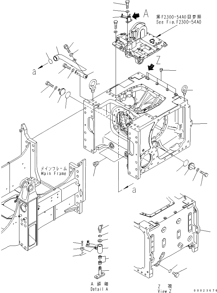 Схема запчастей Komatsu D61PX-15E0-BW - СИЛОВАЯ ЛИНИЯ (РУЛЕВ. УПРАВЛЕНИЕ КОРПУС И РЫЧАГ УПРАВЛ-Я) СИЛОВАЯ ПЕРЕДАЧА И КОНЕЧНАЯ ПЕРЕДАЧА