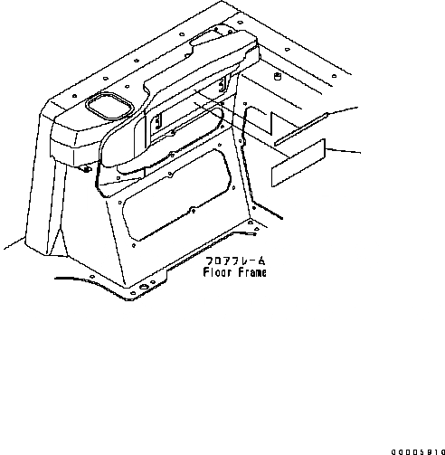 Схема запчастей Komatsu D61PX-15 - ЗАЩИТА СИДЕНЬЕ K [КАБИНА ОПЕРАТОРА И СИСТЕМА УПРАВЛЕНИЯ]