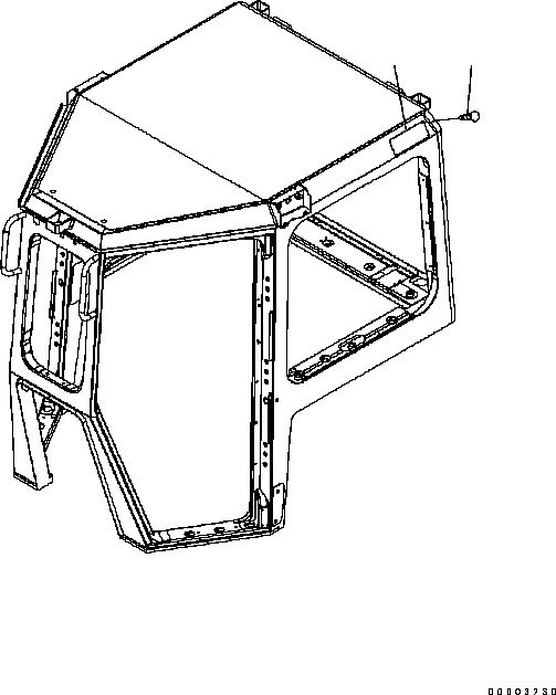 Схема запчастей Komatsu D61PX-15 - КАБИНА (FOPS ЧАСТИ) K [КАБИНА ОПЕРАТОРА И СИСТЕМА УПРАВЛЕНИЯ]