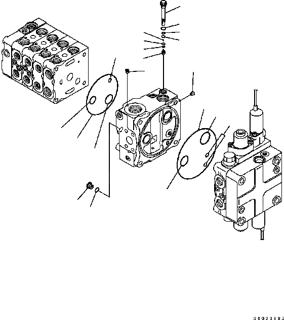 Схема запчастей Komatsu D61PX-15 - УПРАВЛЯЮЩ. КЛАПАН (5-СЕКЦИОНН.) (8/) (ДЛЯ PAT) Y [РЕМ. КОМПЛЕКТЫ И COMPONENTS ЧАСТИ]