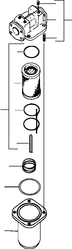 Схема запчастей Komatsu D87E-2 - FIG. F-8A ВСАСЫВ. ФИЛЬТР СИЛОВАЯ ПЕРЕДАЧА И КОНЕЧНАЯ ПЕРЕДАЧА