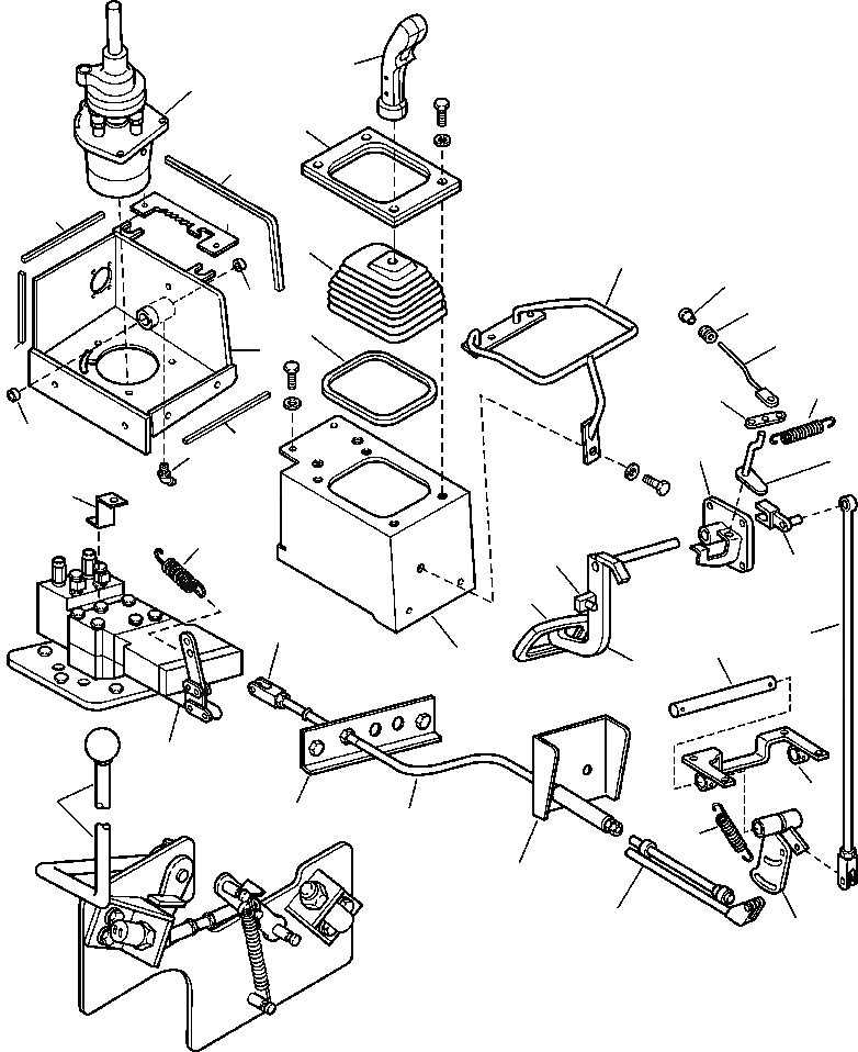 Схема запчастей Komatsu D87E-2 - FIG. F-A РУЛЕВ. УПРАВЛЕНИЕ УПРАВЛ-ЕS - TWO SPEED СИЛОВАЯ ПЕРЕДАЧА И КОНЕЧНАЯ ПЕРЕДАЧА