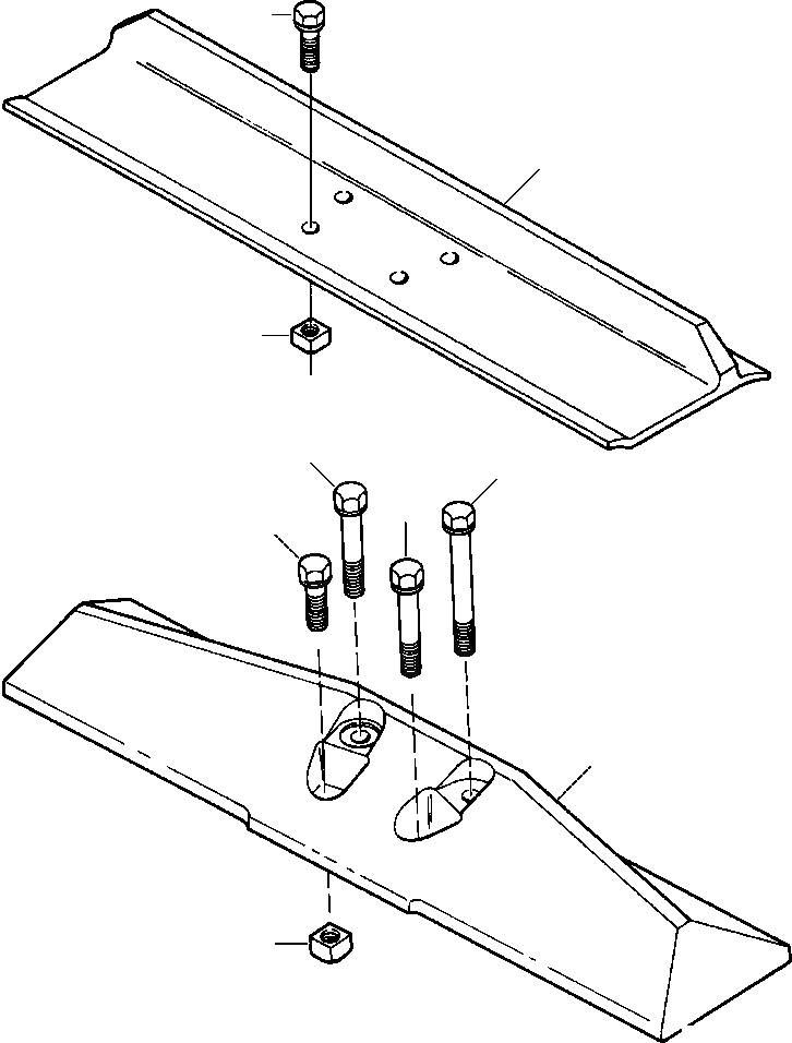 Схема запчастей Komatsu D87P-2 - FIG. R-A ГУСЕНИЦЫS ХОДОВАЯ