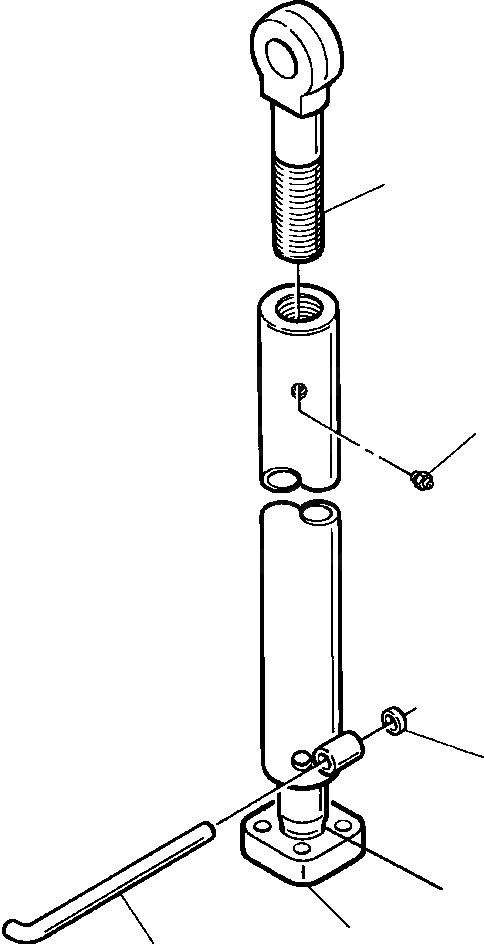 Схема запчастей Komatsu D87P-2 - FIG. T-A BULLDOZER ВЕРХН. STRUT РАБОЧЕЕ ОБОРУДОВАНИЕ