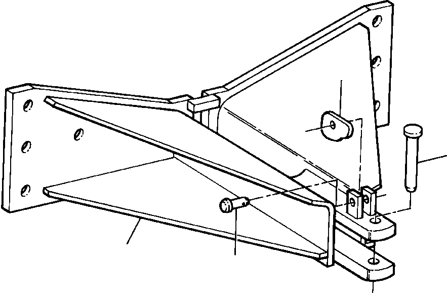 Схема запчастей Komatsu D87P-2 - FIG. T8-A ТКАНЬATED RIGID СЦЕПНОЕ УСТРОЙСТВО РАБОЧЕЕ ОБОРУДОВАНИЕ