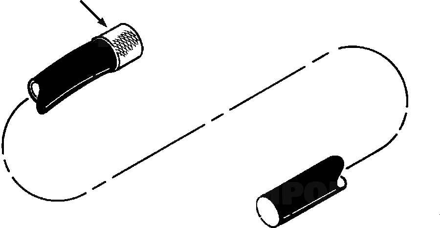 Схема запчастей Komatsu D87P-2 - FIG. V-A ДРЕНАЖНЫЕ ПАТРУБКИ АКСЕССУАРЫ