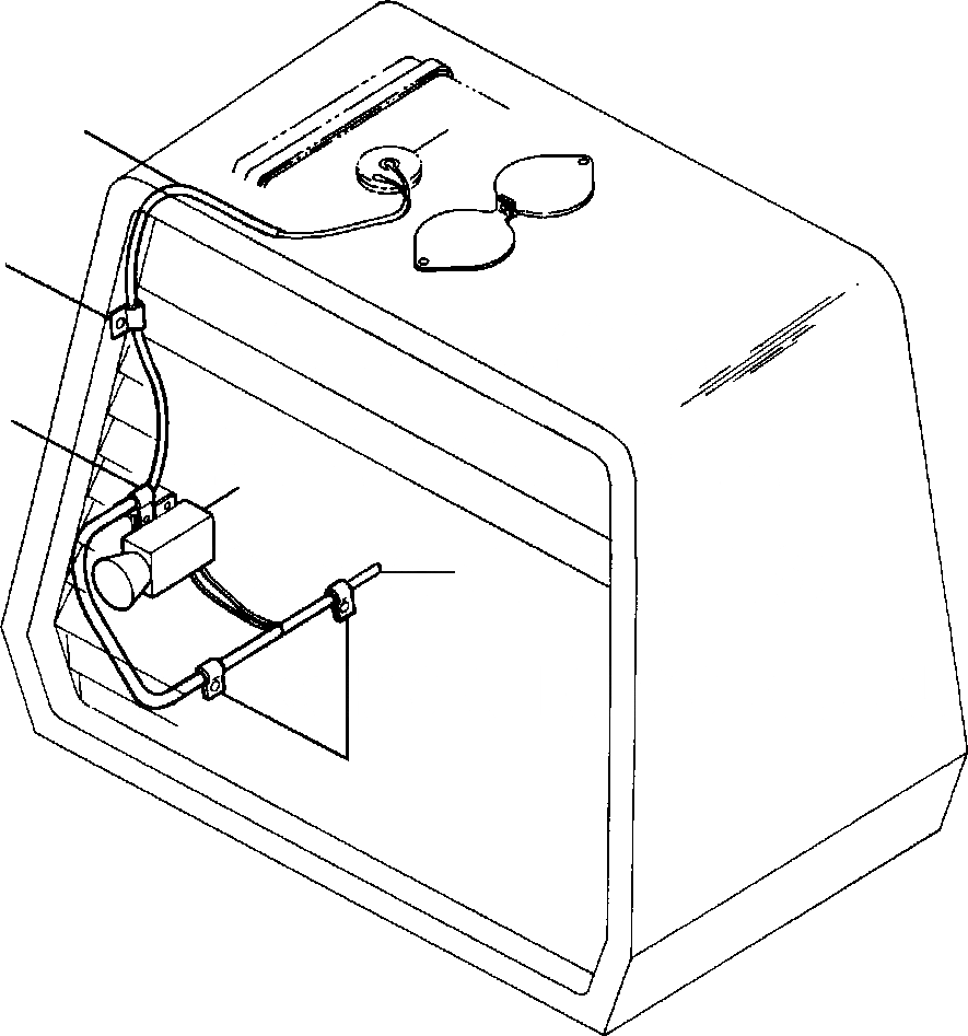 Схема запчастей Komatsu GD530A - ЗАДН. ЭЛЕКТРОПРОВОДКА ЭЛЕКТР.